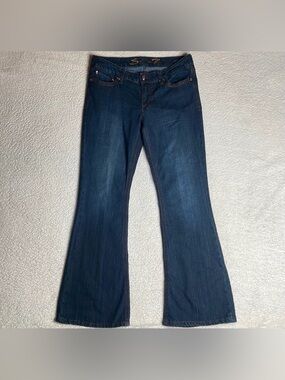 Seven 7 denim Jeans Dark wash Flare Size 12 Long 32
